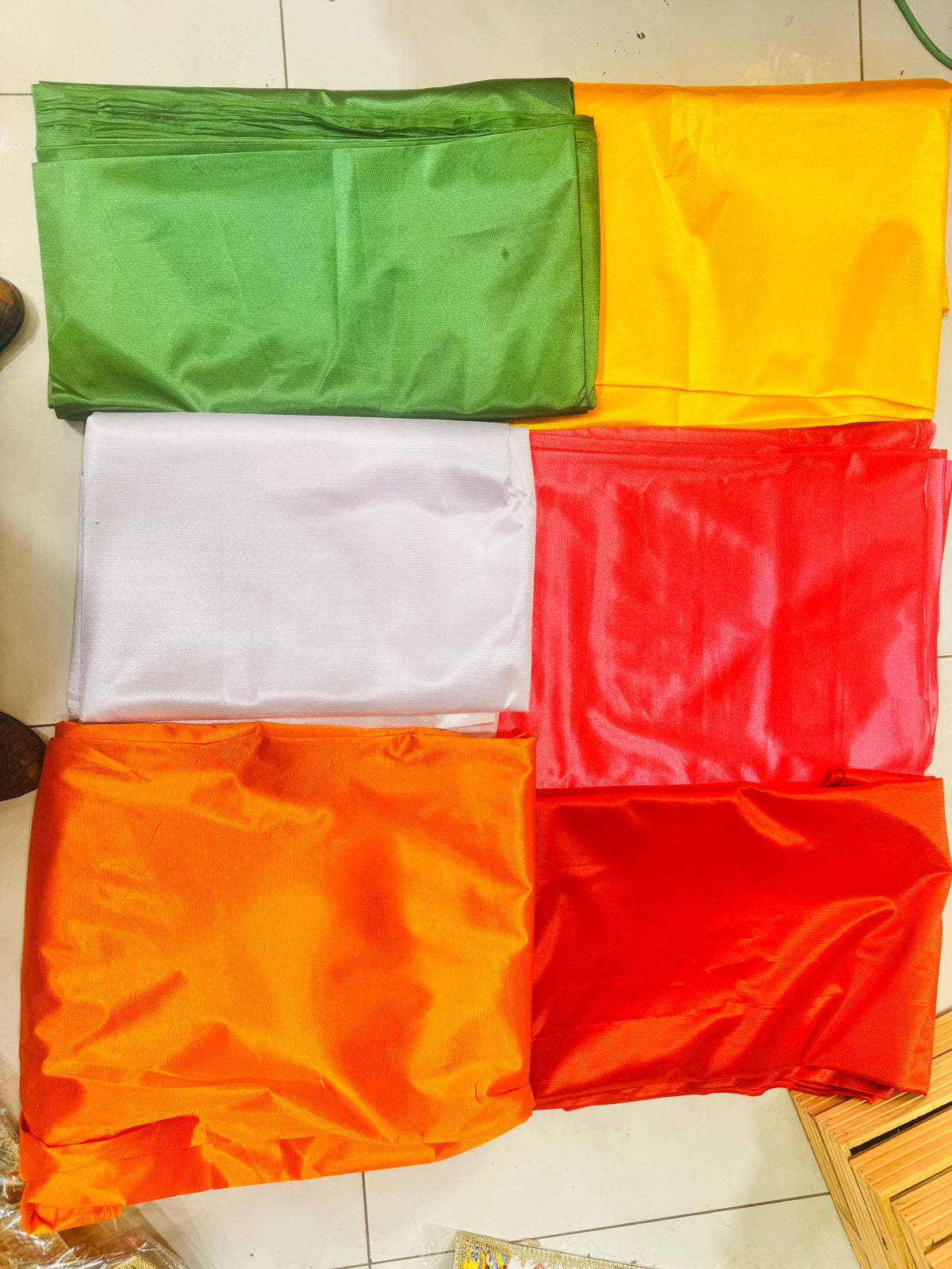 Fabric floor sheets
