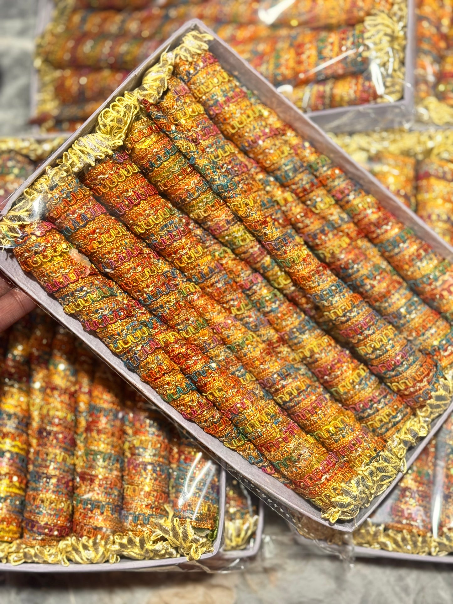 Multi mehndi gota cones