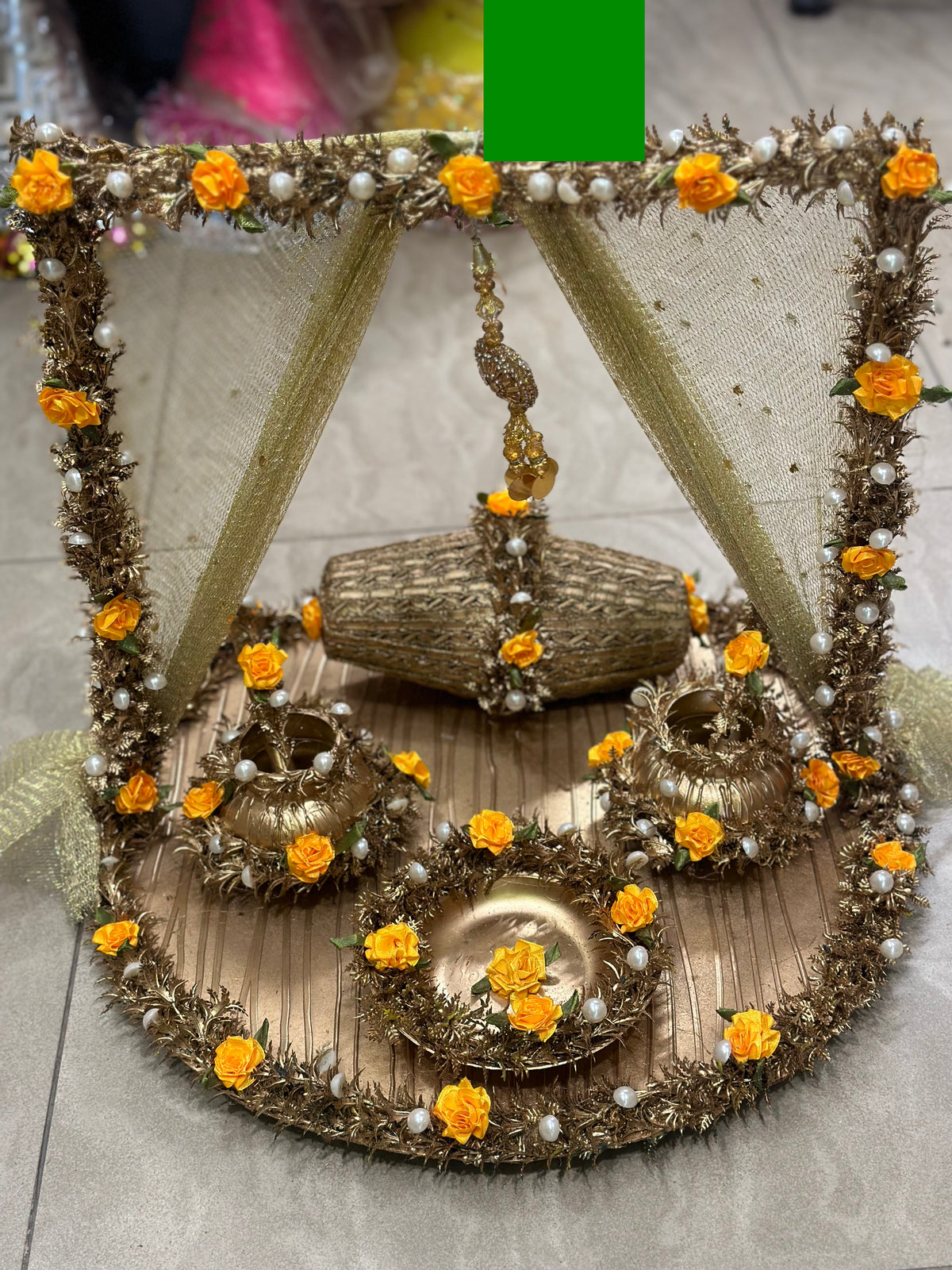 Gold Work Net Thaal