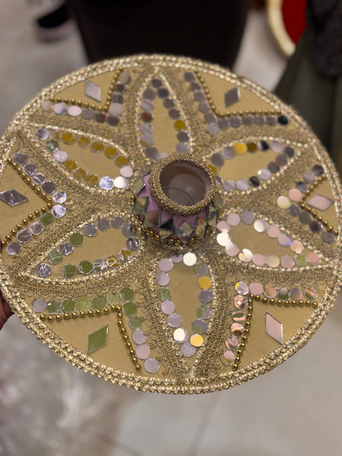 Diya Star Plate