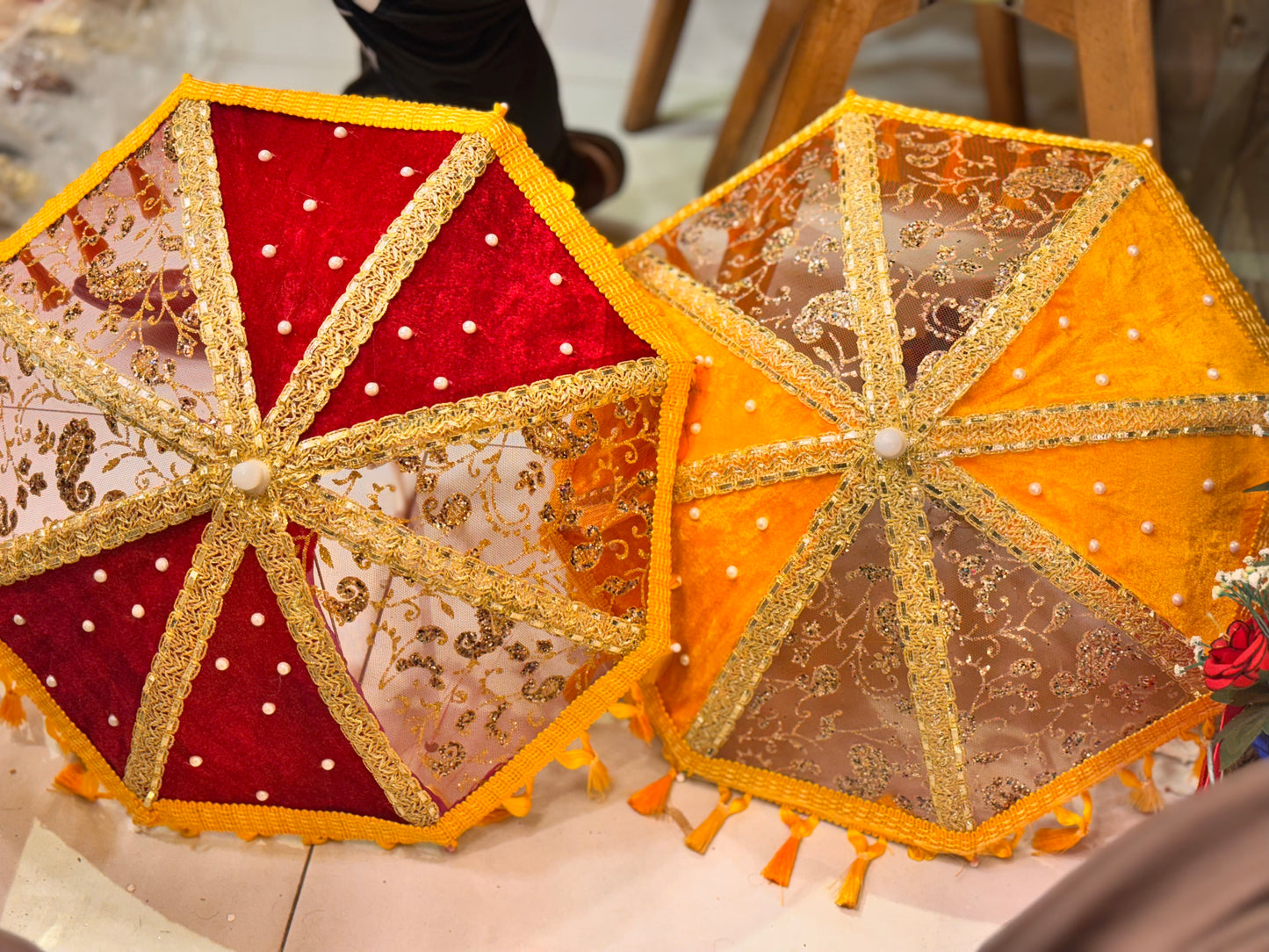 Velvet Net Umbrella