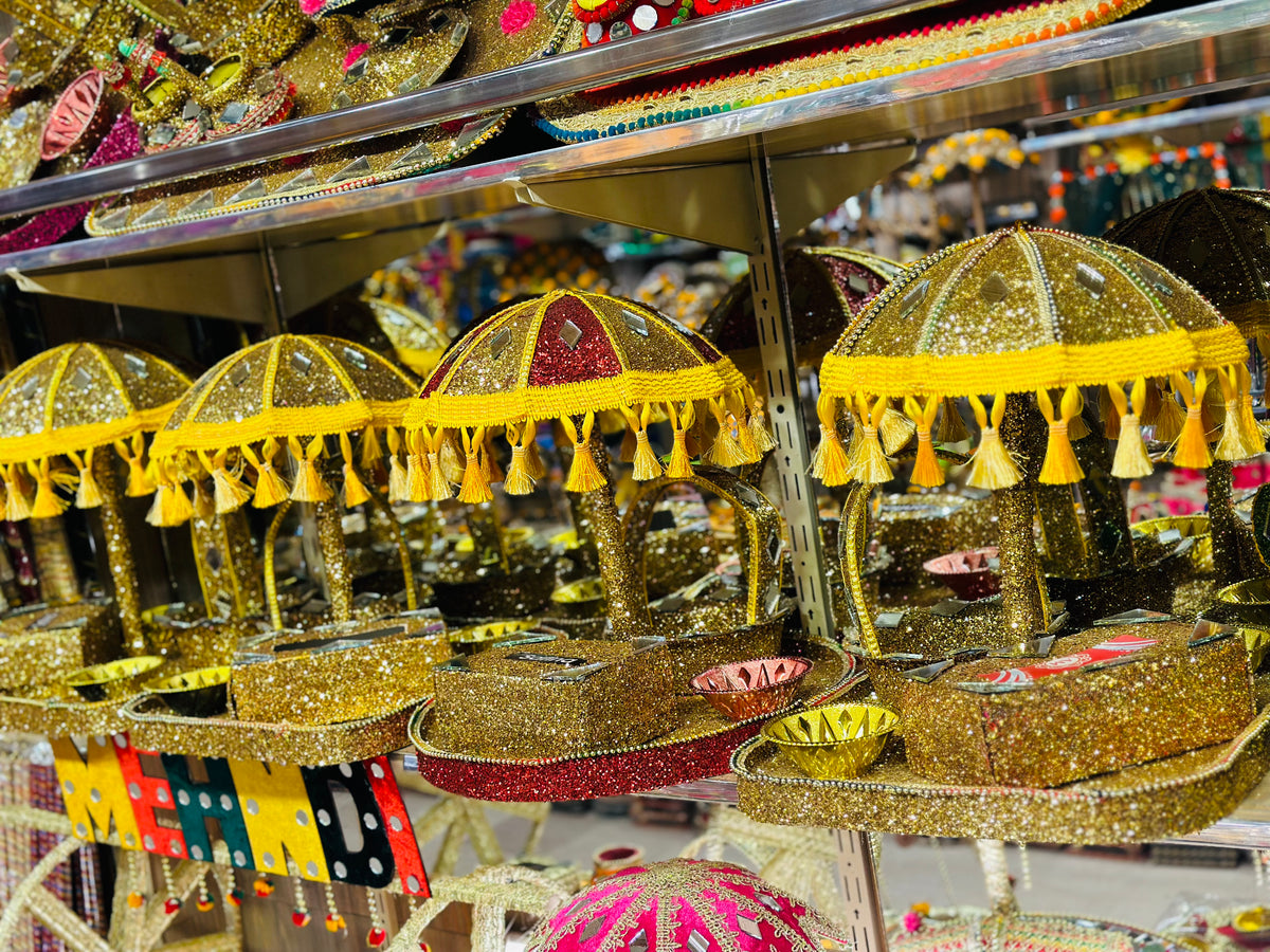 Glitter Umberalla Rasam Thaal