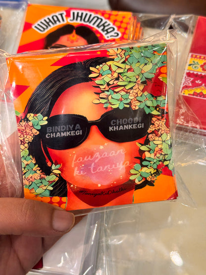 Rangoli design favor cards