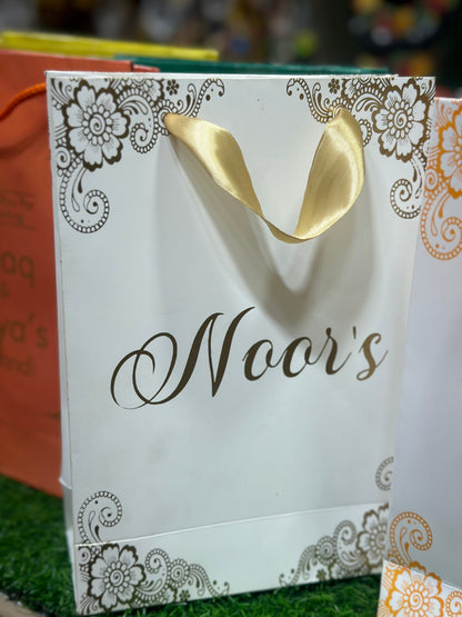 White and Gold Bag