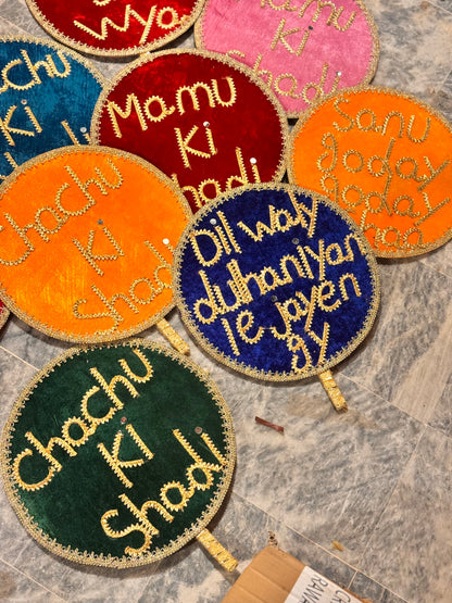 Velvet hand props