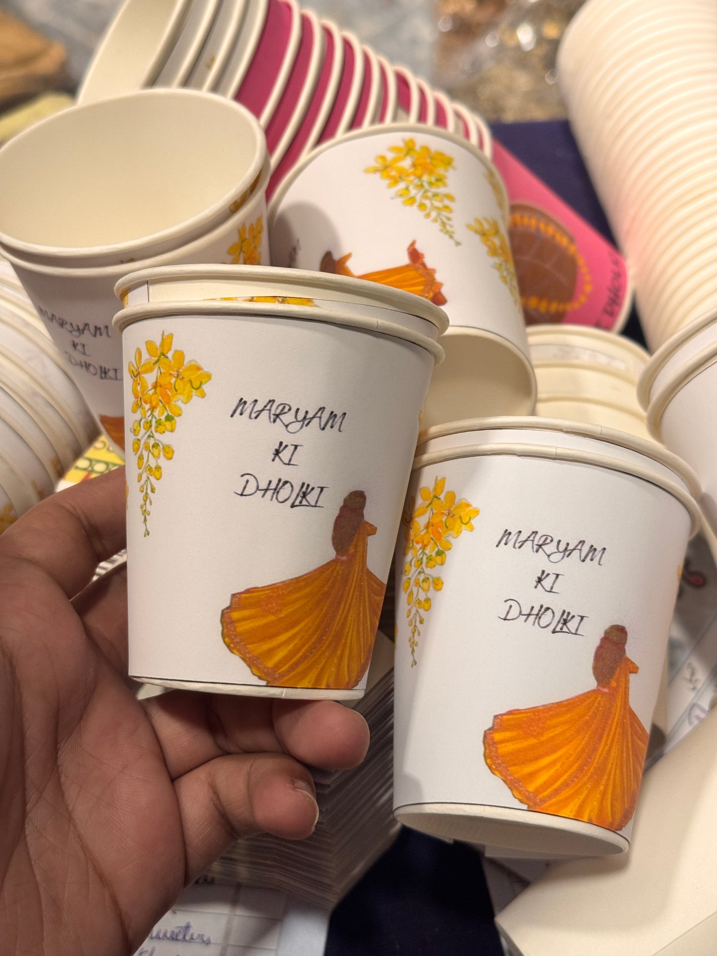 Dholki Chai Cups