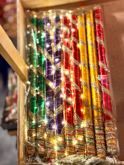 Light dandia sticks