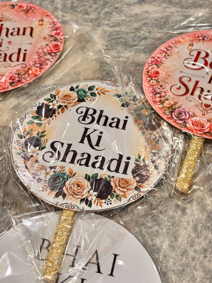 Round printed props