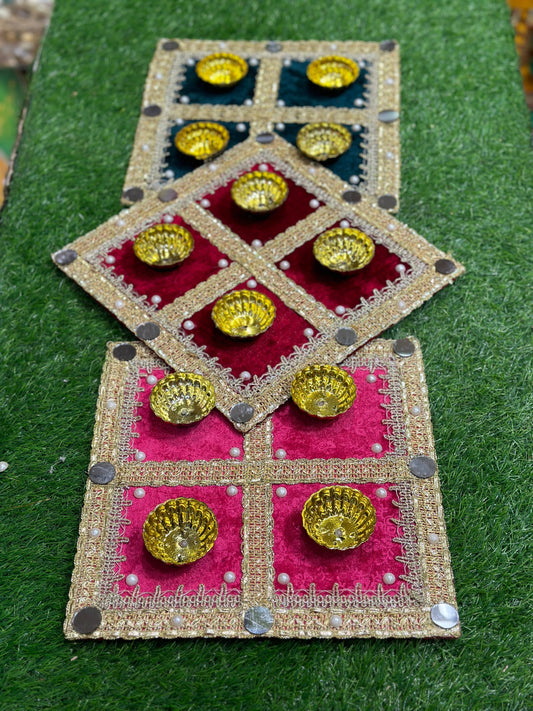Velvet 12 Inch Gota Plate