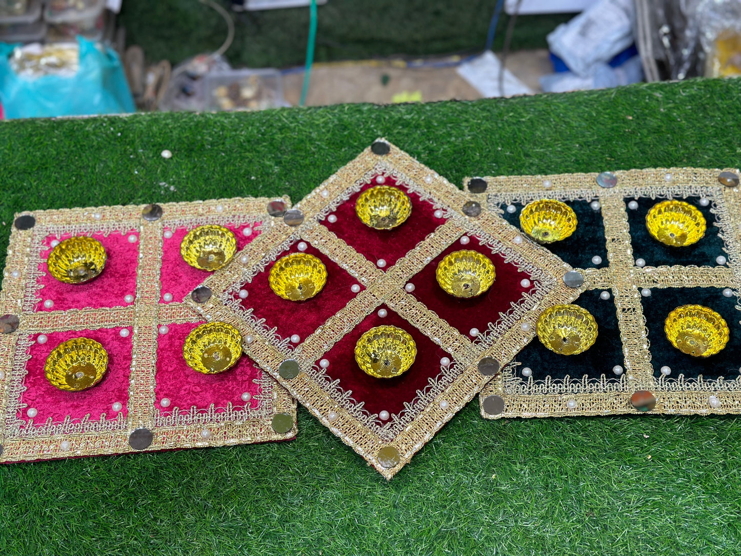 Velvet 12 Inch Gota Plate