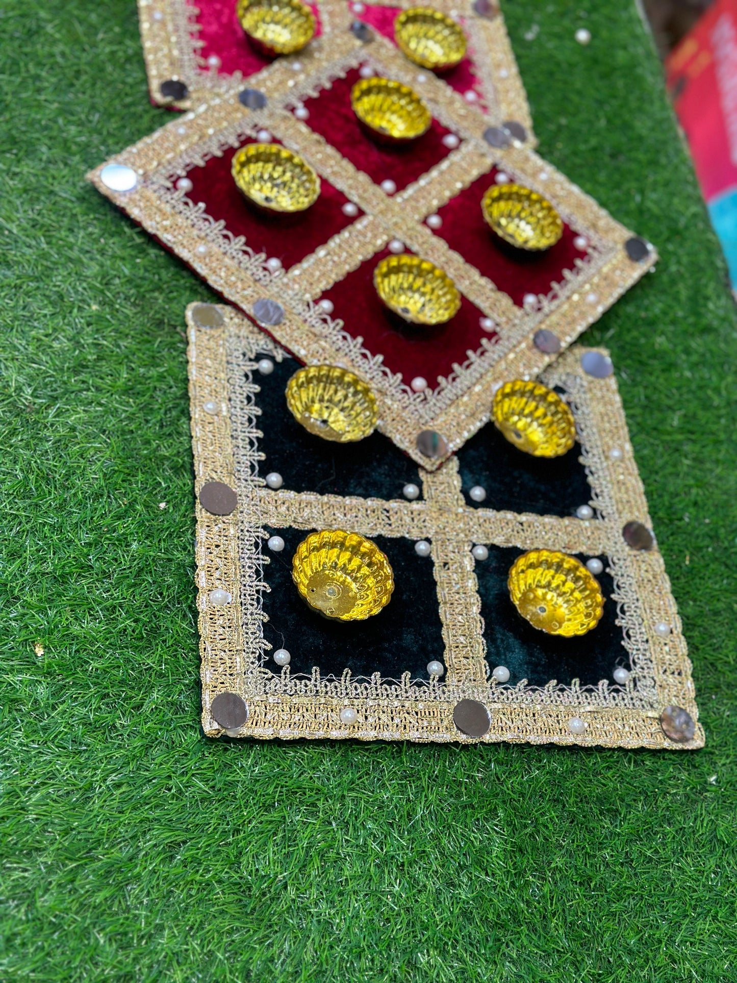 Velvet 12 Inch Gota Plate