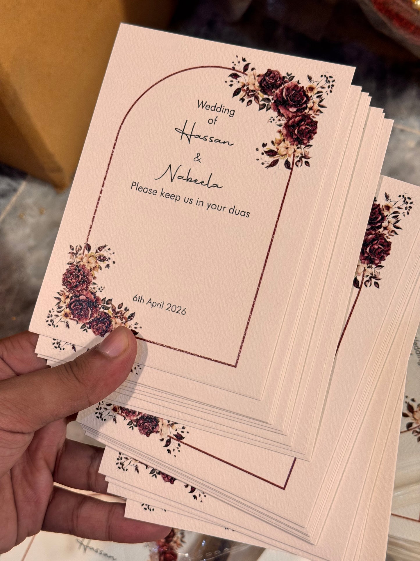 Chocolate cards