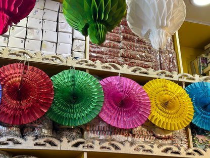 Paper round fans
