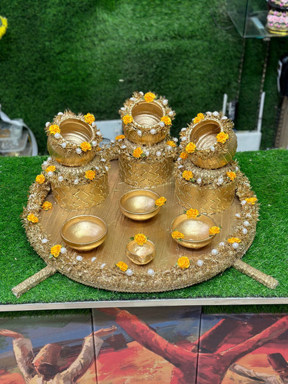 Gold Work Matki Thall