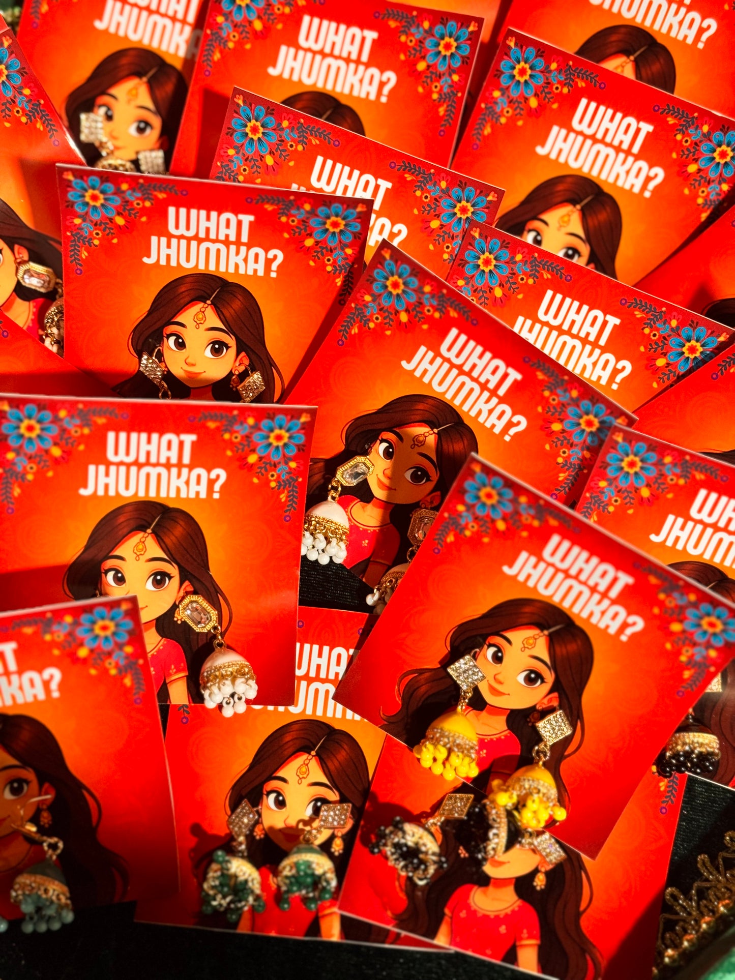 Multi jhumka +cards