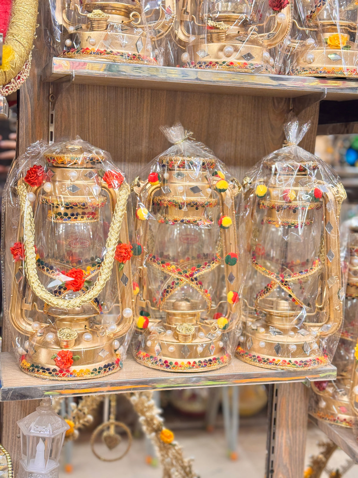 Gold lanterns