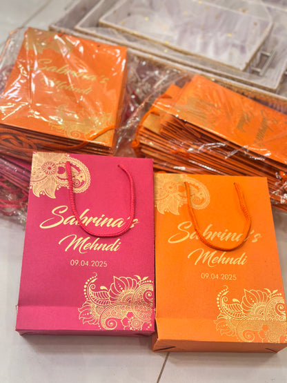 Corner rangoli design bags