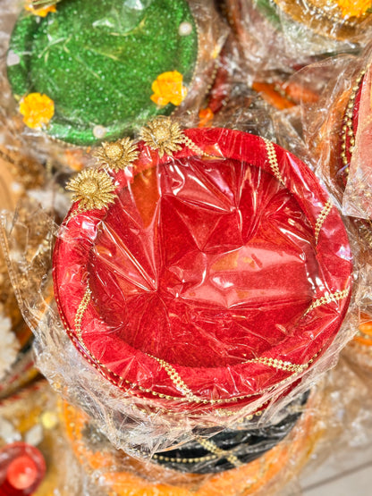 Plain Velvet Border Plate