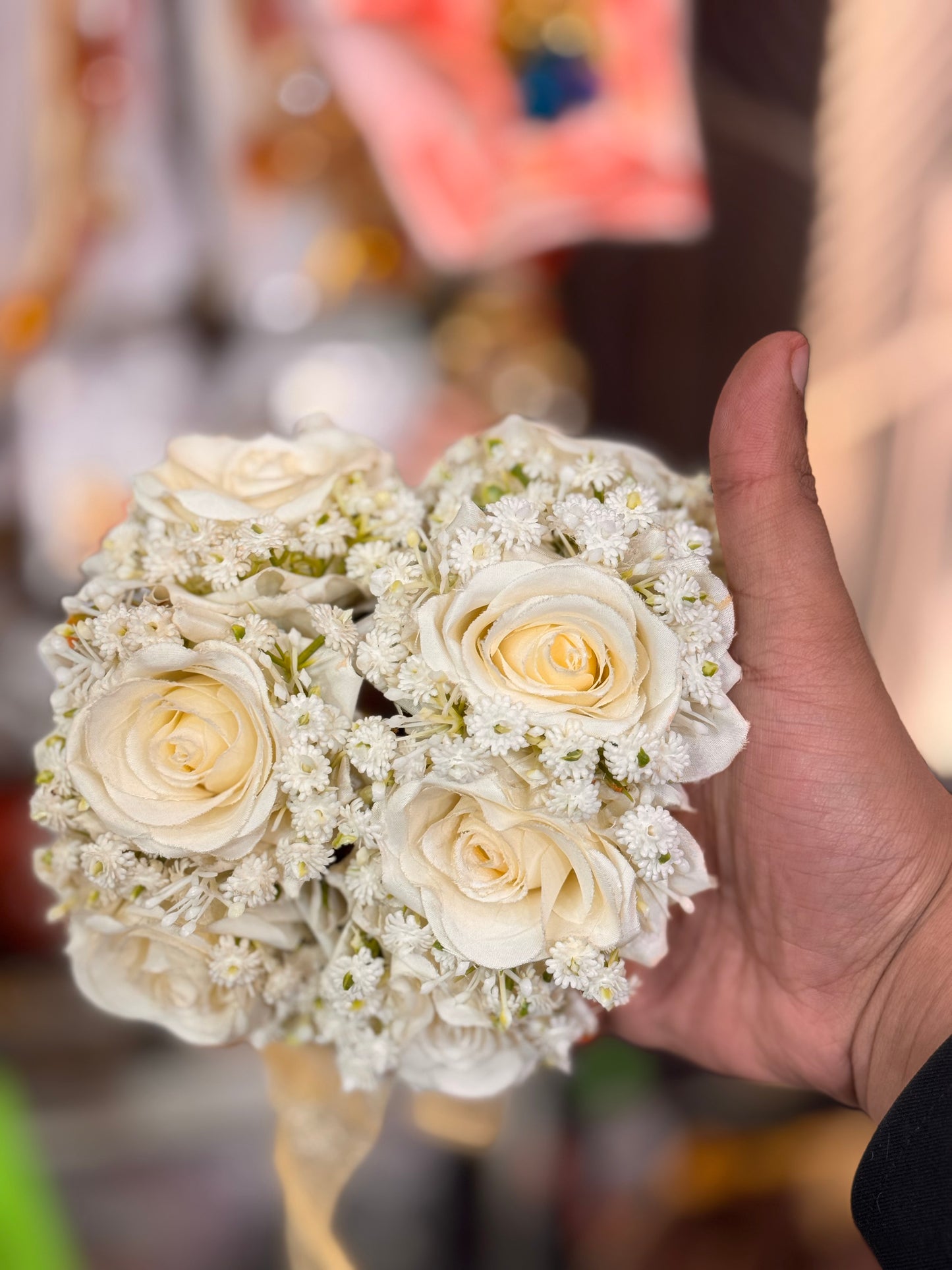 Fabric floral gajra