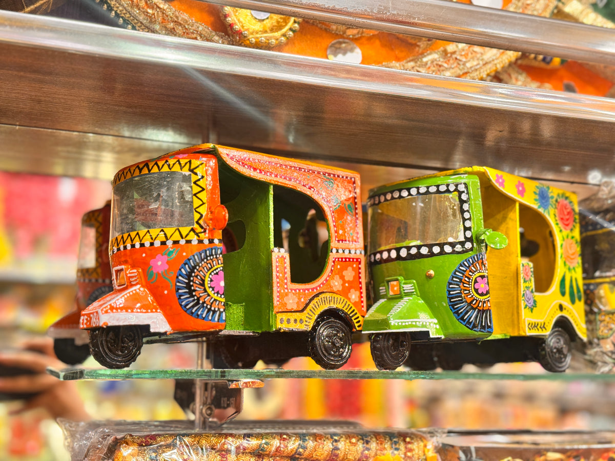 Hand crafted rickshaw