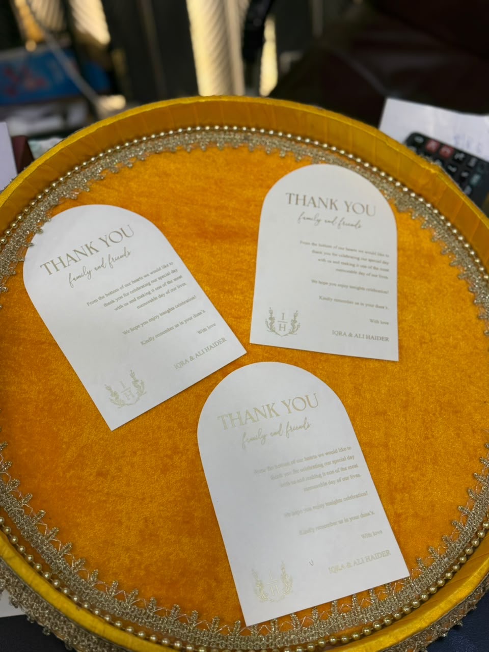 Thankyou Card (Minimum 50 Pieces)