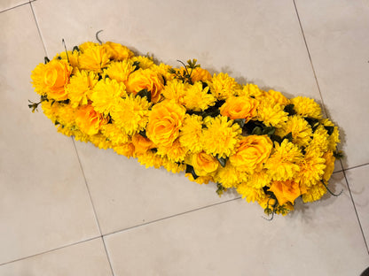 Yellow flower lines