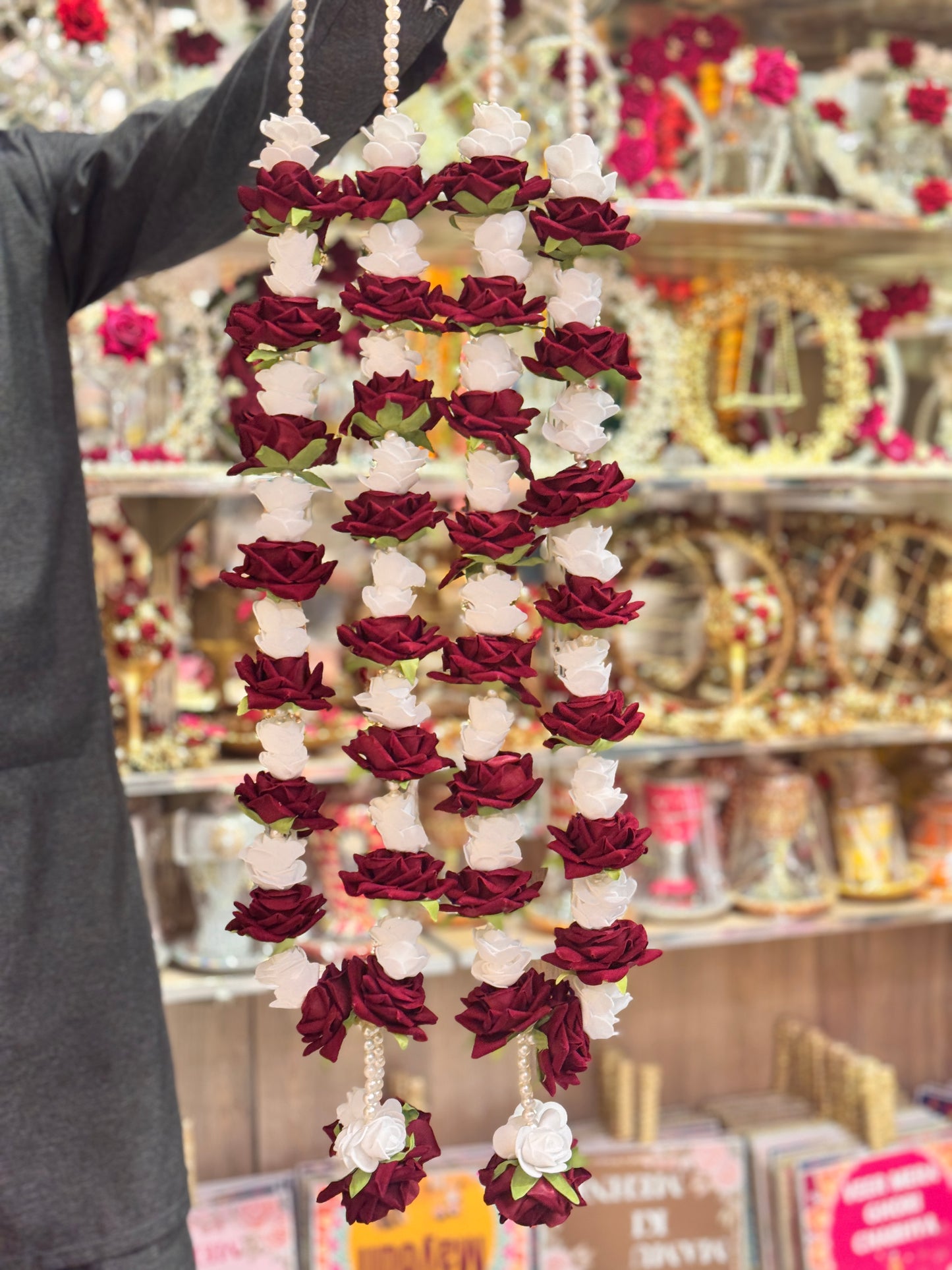 Velvet floral mala