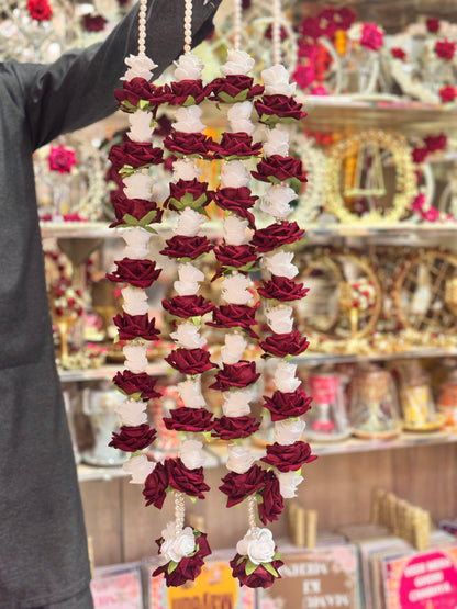 Velvet floral mala
