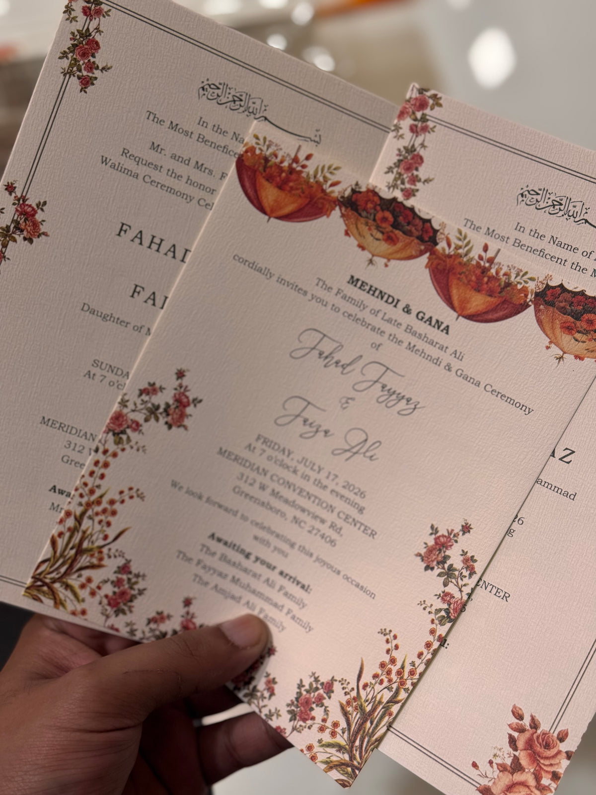 Texture card with envelope