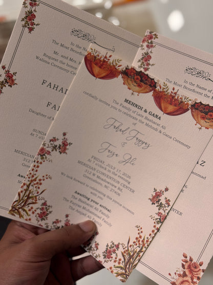 Texture card with envelope