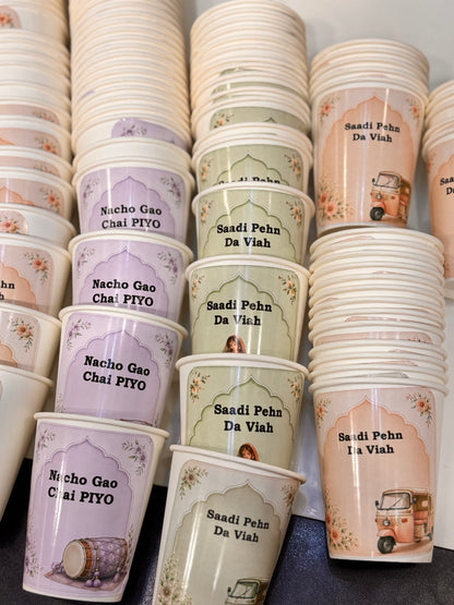 Pastel Theme Chai Cup