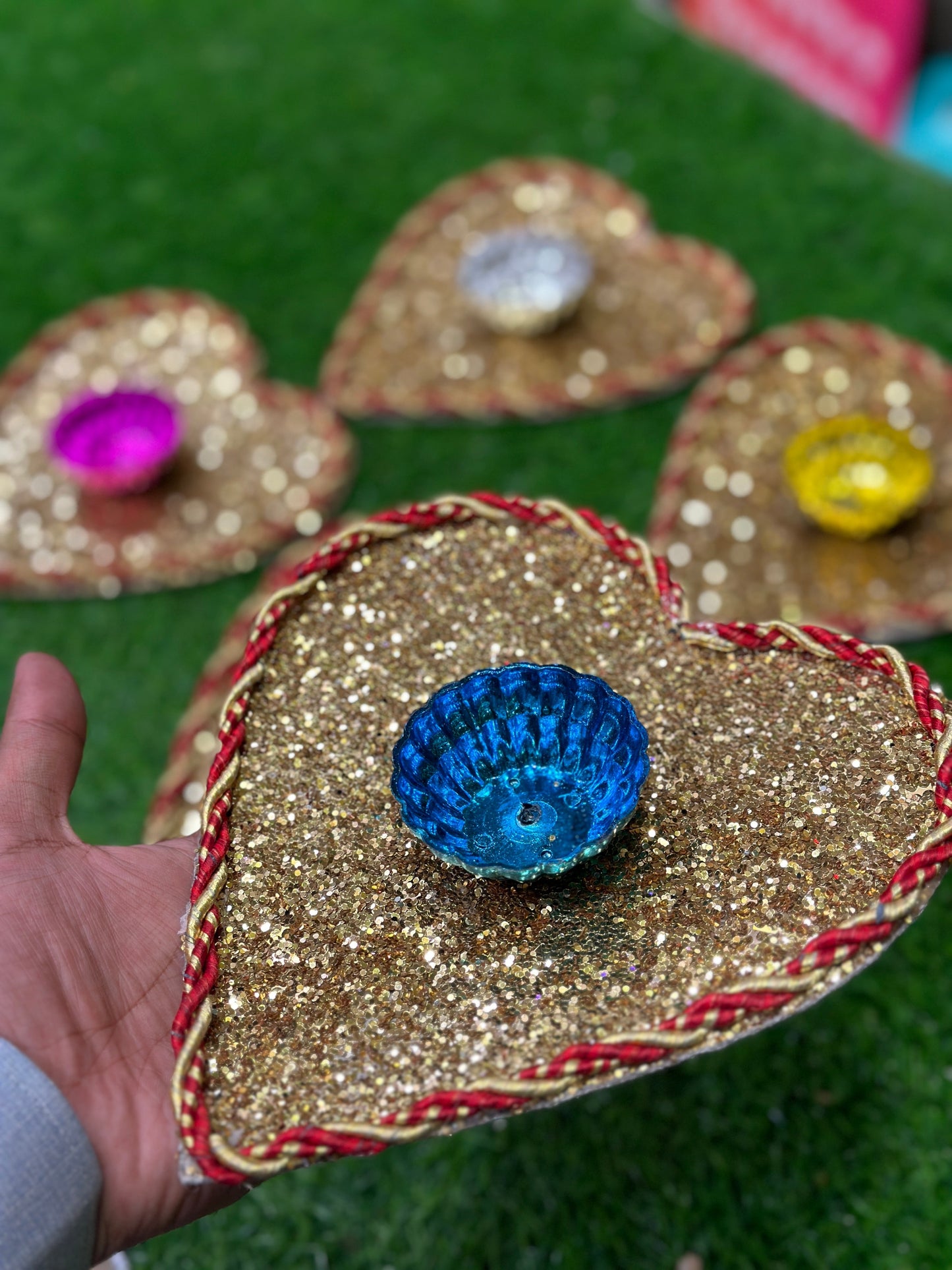 Glitter Plates Pack of 6