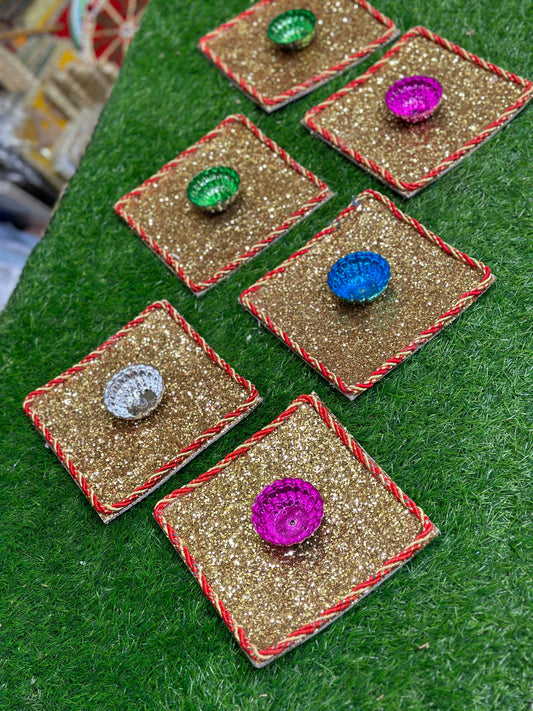 Glitter Plates Pack of 6
