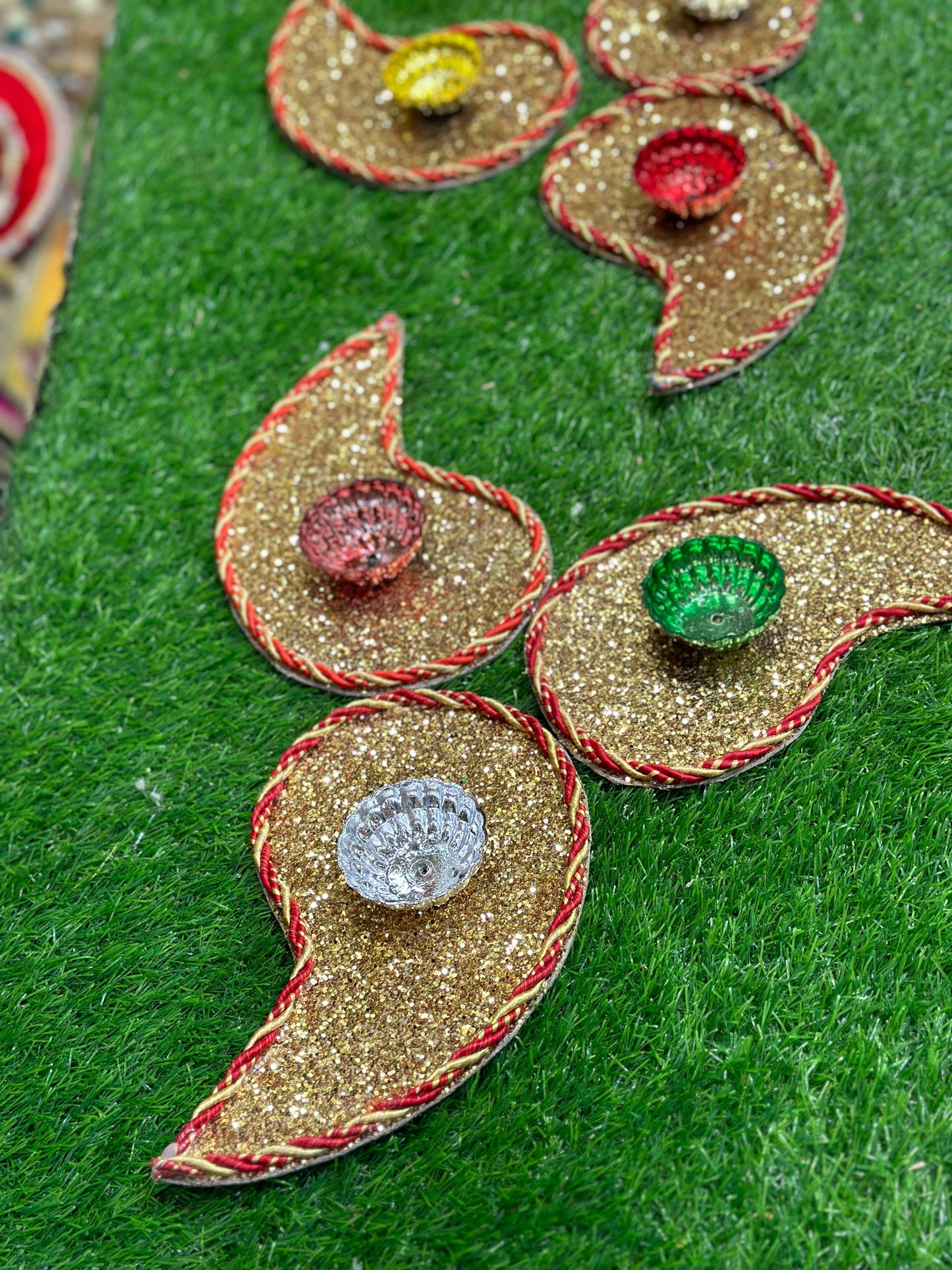 Glitter Plates Pack of 6