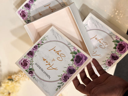 Methai box with print