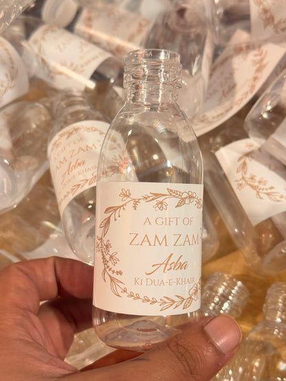 Zam zam bottels