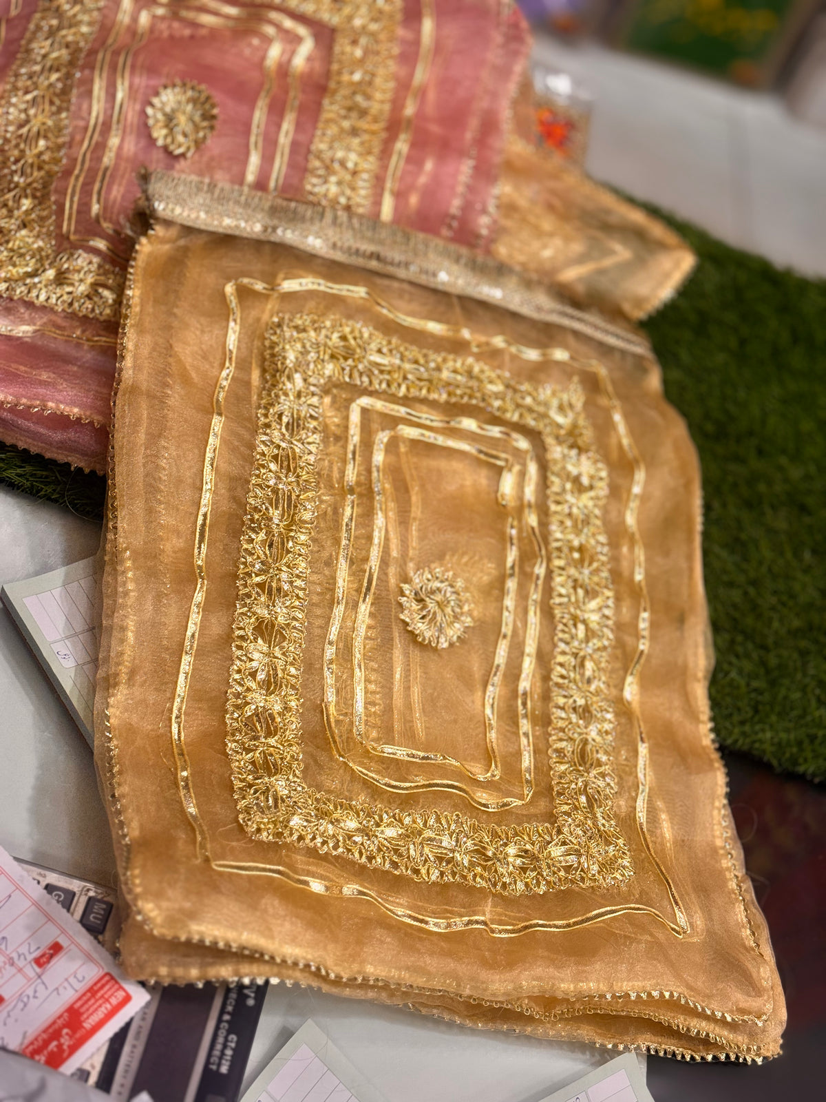 Fabric suit packing bags
