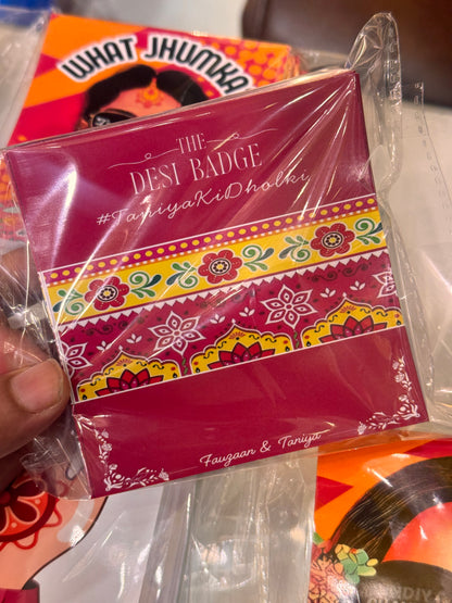 Rangoli design favor cards