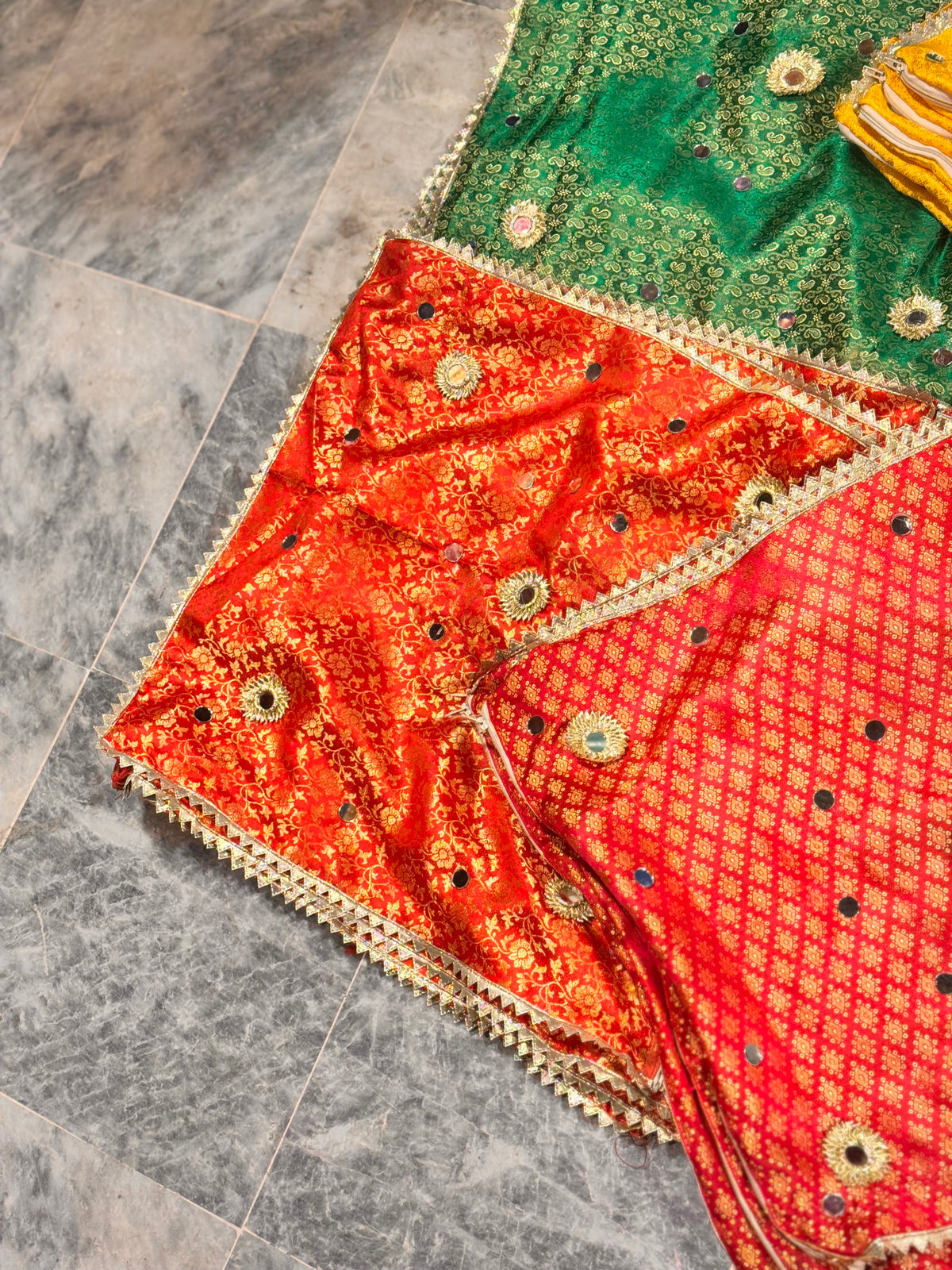 Fancy jamavar cushion covers