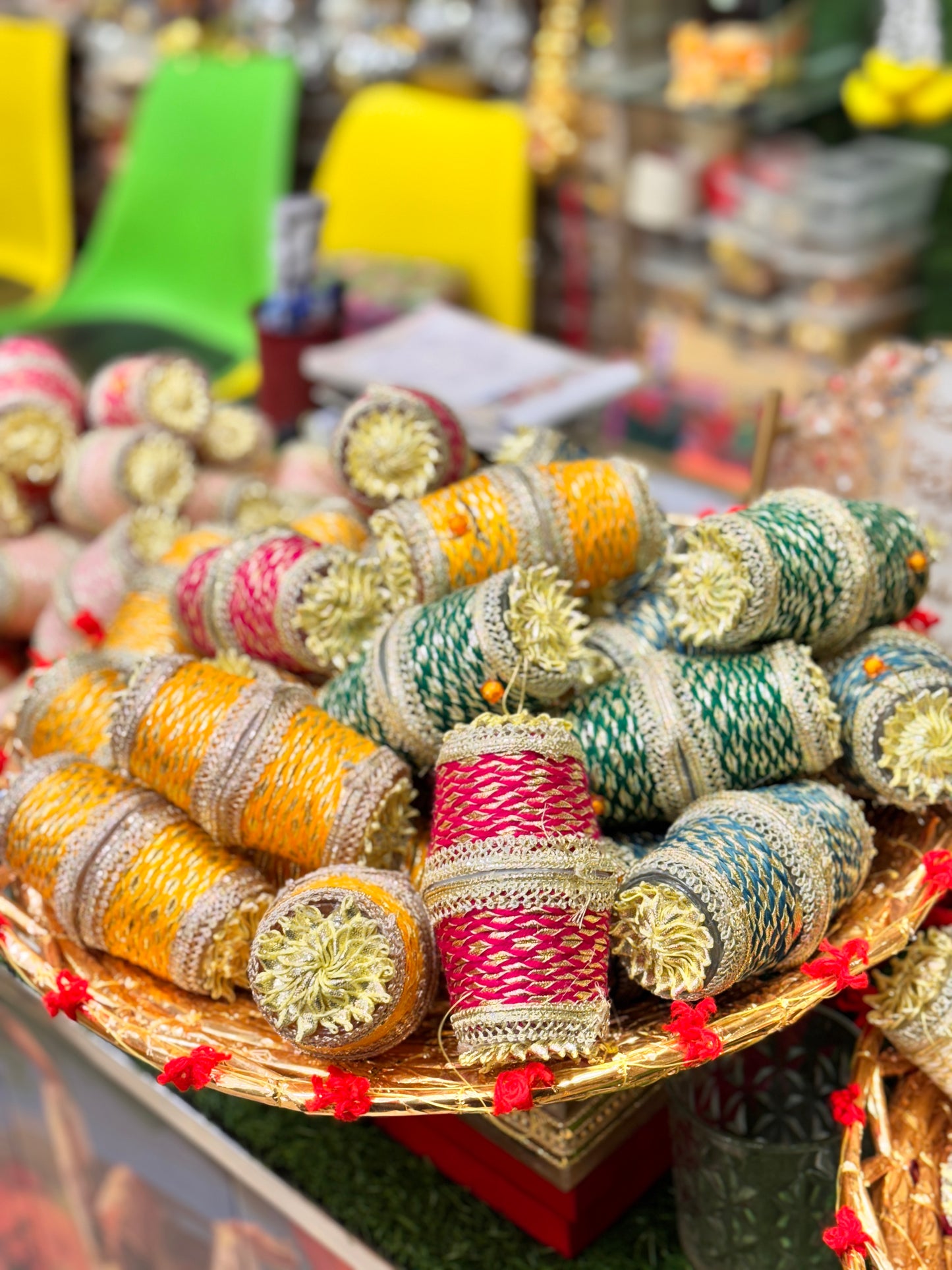 Colorful dholki box