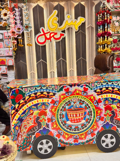 Table for mehndi bazar