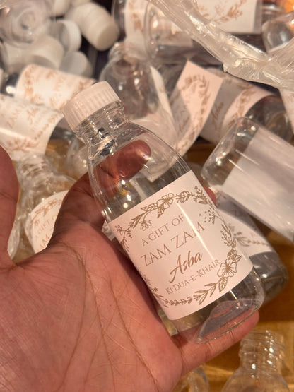 Zam zam bottels