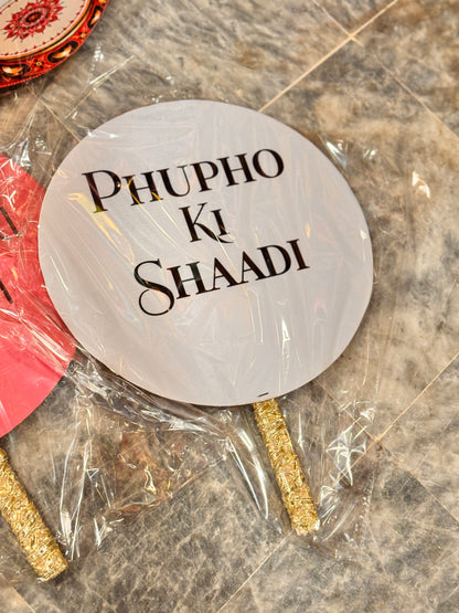 Round printed props