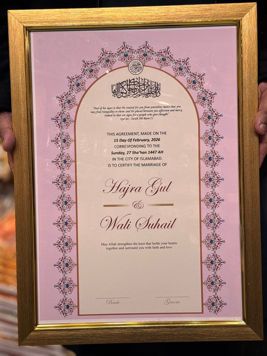 Nikkah Contract
