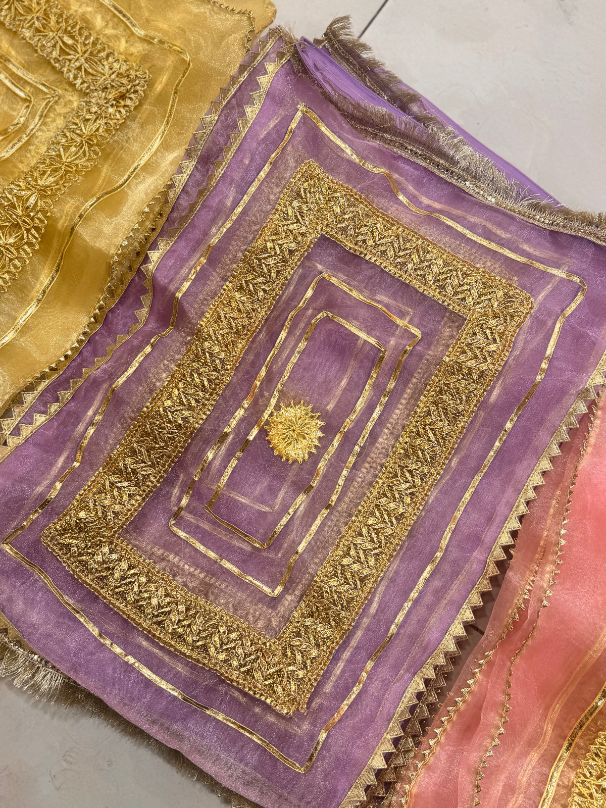 Fabric suit packing bags