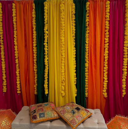 Back drop curtains