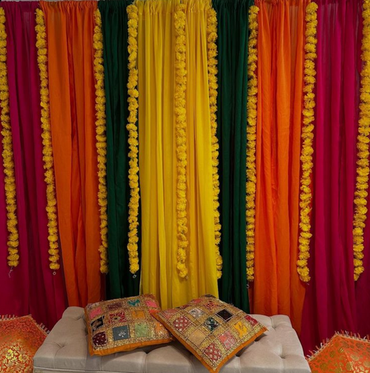 Back drop curtains