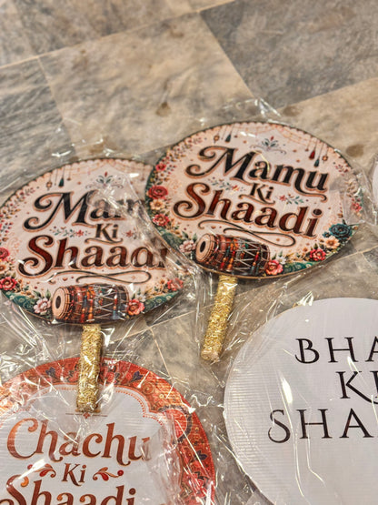 Round printed props