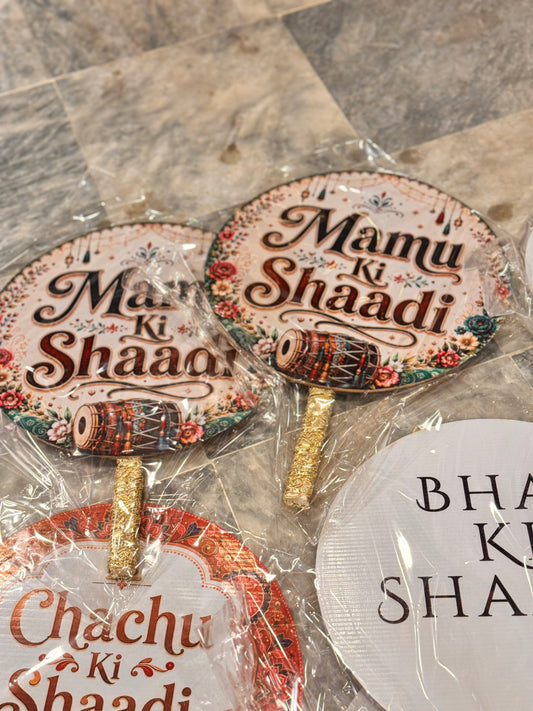 Round printed props