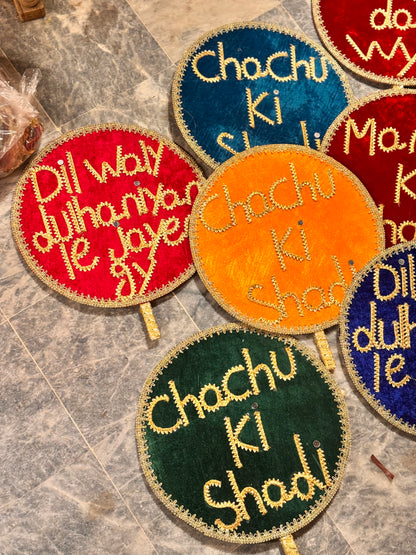 Velvet hand props